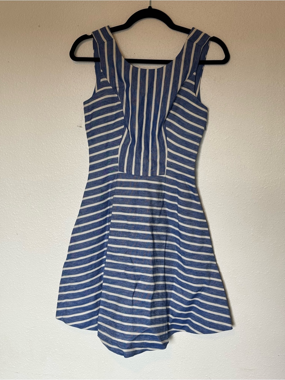 Vineyard Vines Blue and White Striped Mini Dress